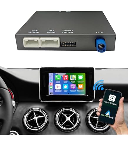 Amazon.com: NAVIVOX Wireless CarPlay Android Auto Retrofit Kit